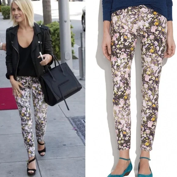 NWOT Madewell Floral Skinny Skinny Ankle Jean - Picture 2 of 4